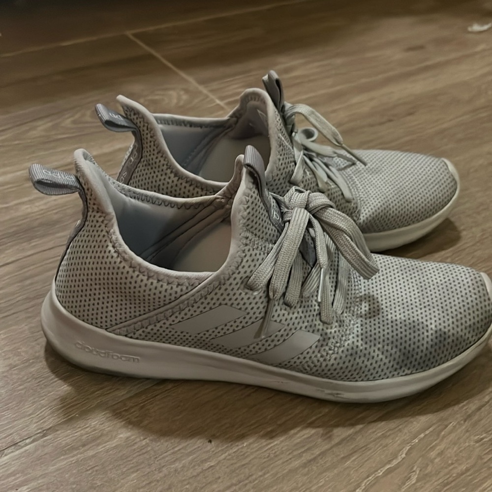 Adidas women's sneakers (grey/size 7 women's)